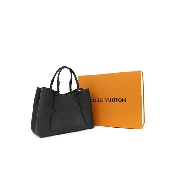 LOUIS VUITTON Black Empreinte Babylon MM Tote Bag C-A32635 - Picture 6 of 10